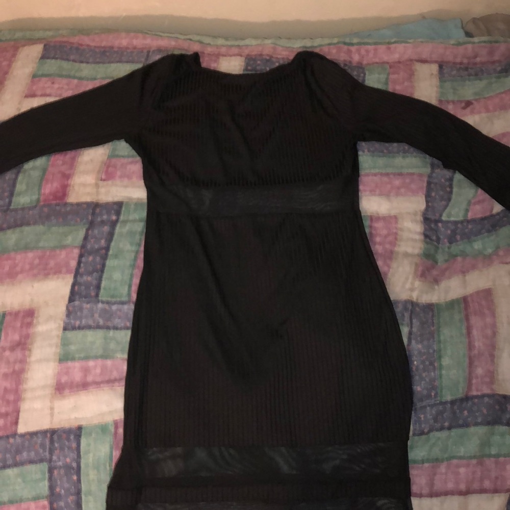 Black night bread with mesh strips